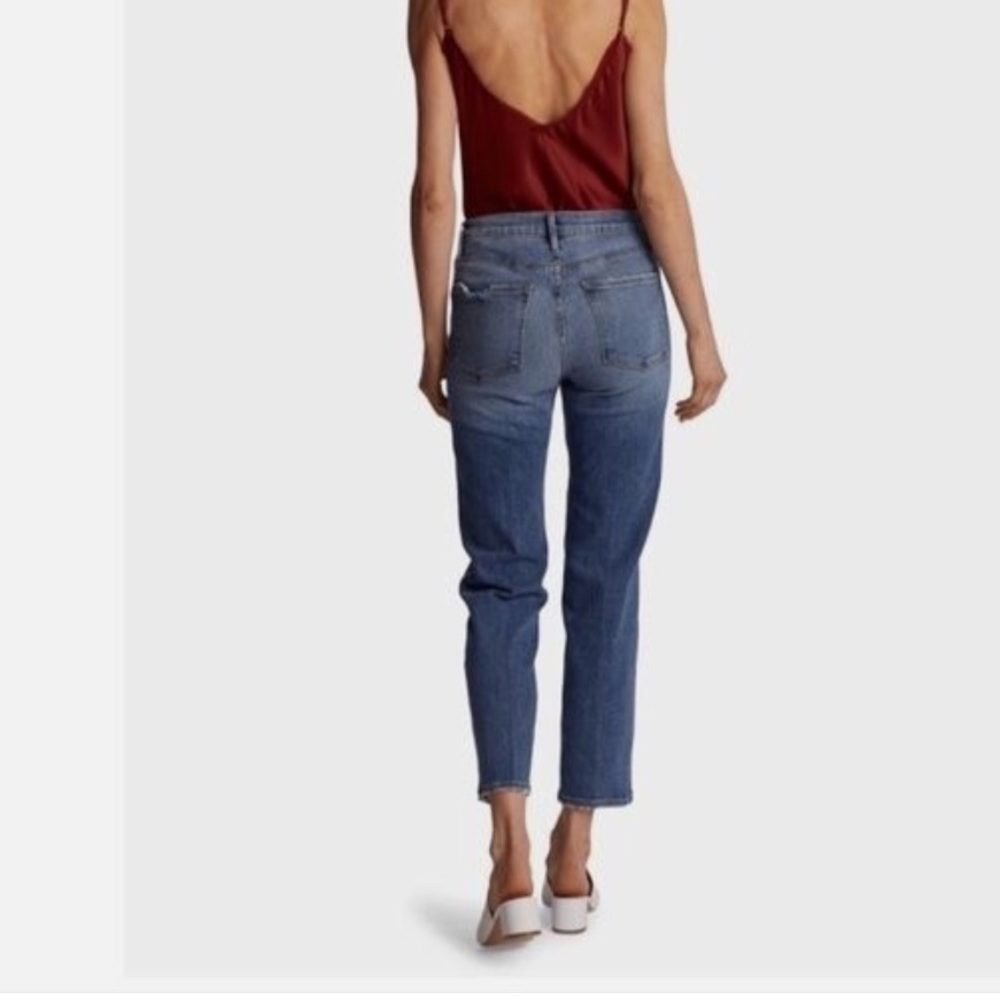 Frame Le High Straight Jeans Women's Sz 29 Distressed - Picture 9 of 9